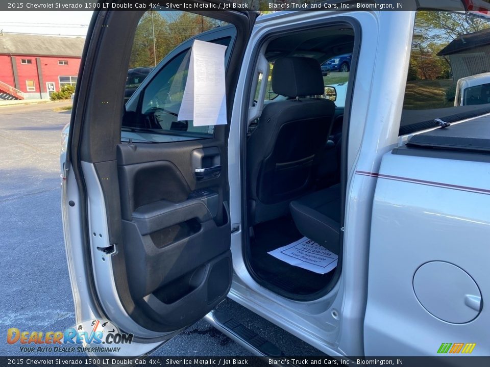 2015 Chevrolet Silverado 1500 LT Double Cab 4x4 Silver Ice Metallic / Jet Black Photo #27