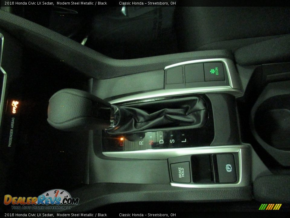 2018 Honda Civic LX Sedan Modern Steel Metallic / Black Photo #32