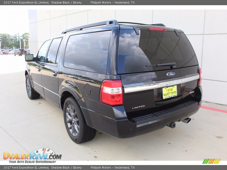 2017 Ford Expedition EL Limited Shadow Black / Ebony Photo #6