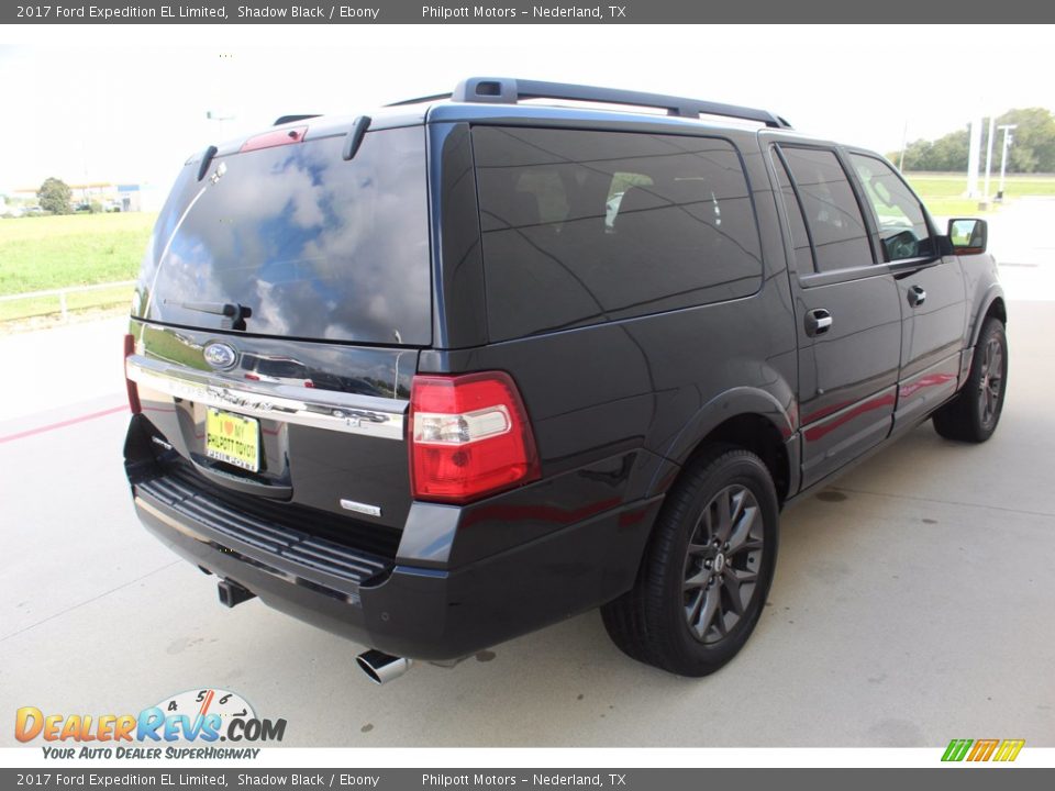 2017 Ford Expedition EL Limited Shadow Black / Ebony Photo #8