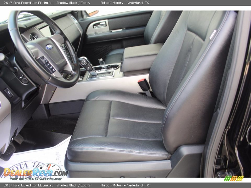 2017 Ford Expedition EL Limited Shadow Black / Ebony Photo #10