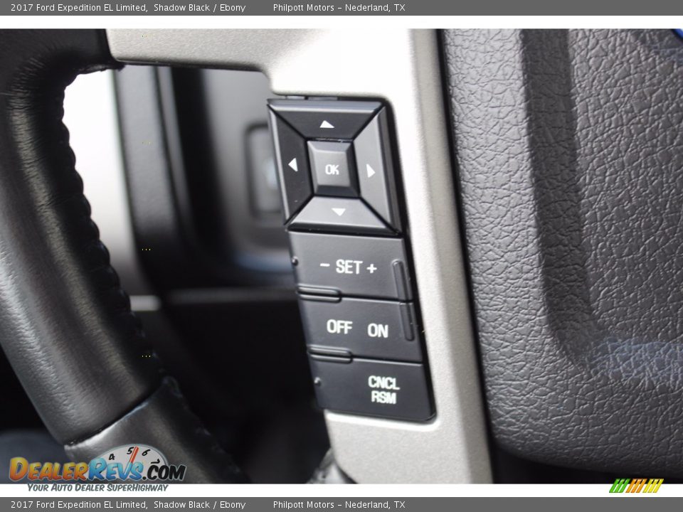2017 Ford Expedition EL Limited Shadow Black / Ebony Photo #11