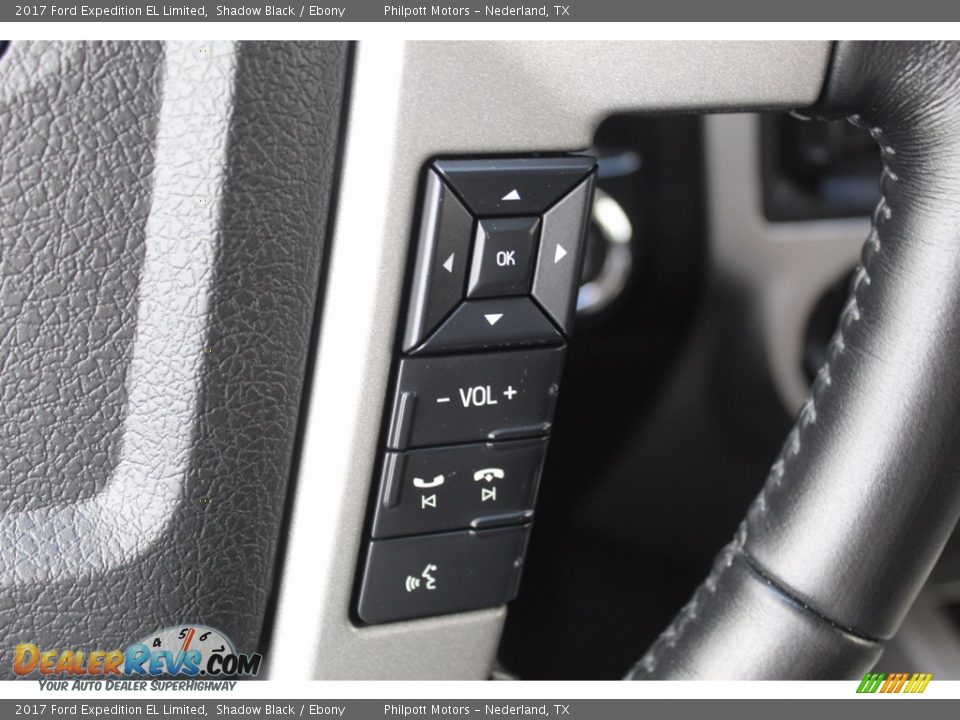 2017 Ford Expedition EL Limited Shadow Black / Ebony Photo #12