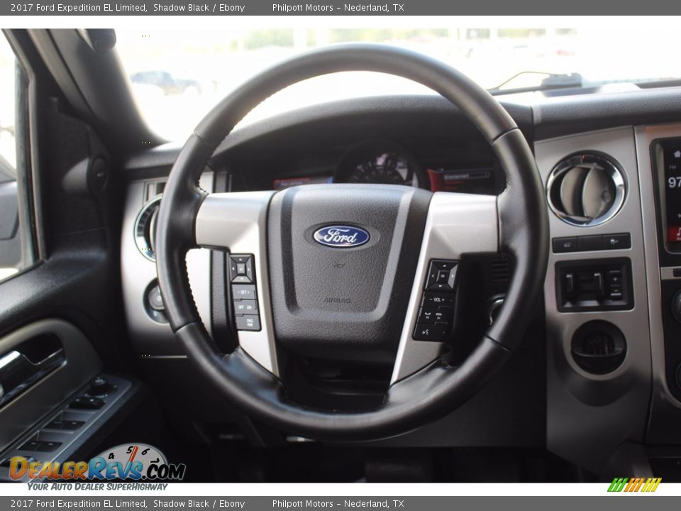 2017 Ford Expedition EL Limited Shadow Black / Ebony Photo #23