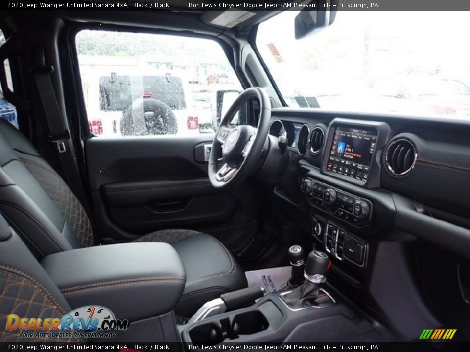 2020 Jeep Wrangler Unlimited Sahara 4x4 Black / Black Photo #10