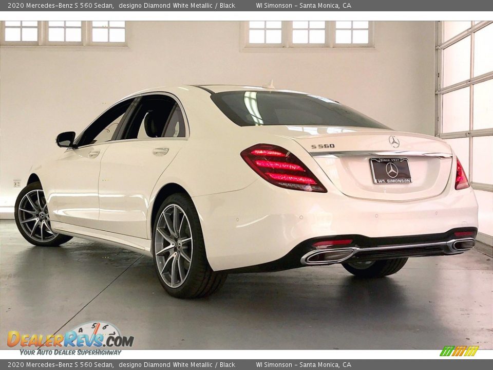 2020 Mercedes-Benz S 560 Sedan designo Diamond White Metallic / Black Photo #2