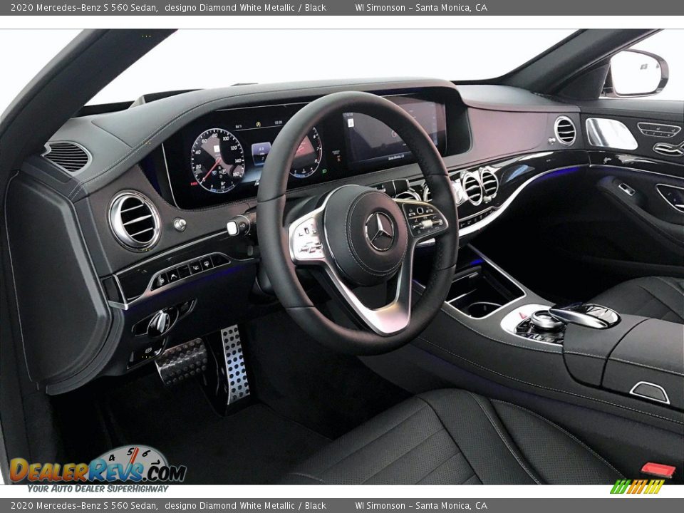 2020 Mercedes-Benz S 560 Sedan designo Diamond White Metallic / Black Photo #4