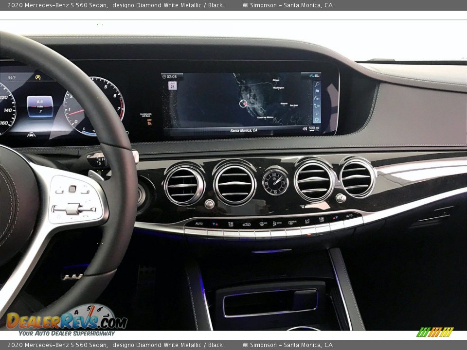 2020 Mercedes-Benz S 560 Sedan designo Diamond White Metallic / Black Photo #6