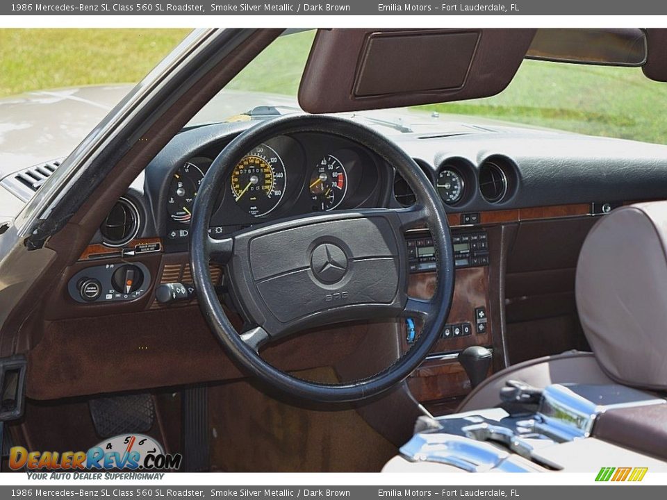 1986 Mercedes-Benz SL Class 560 SL Roadster Steering Wheel Photo #28