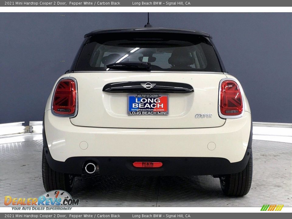 2021 Mini Hardtop Cooper 2 Door Pepper White / Carbon Black Photo #4