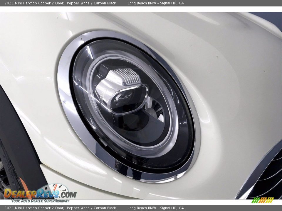 2021 Mini Hardtop Cooper 2 Door Pepper White / Carbon Black Photo #14
