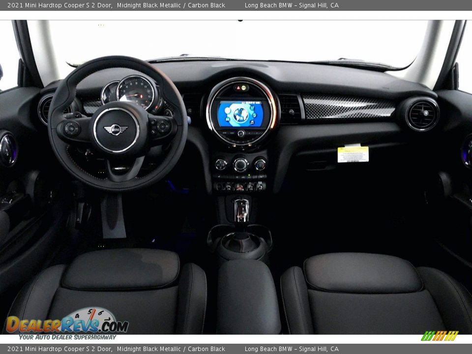 Carbon Black Interior - 2021 Mini Hardtop Cooper S 2 Door Photo #5