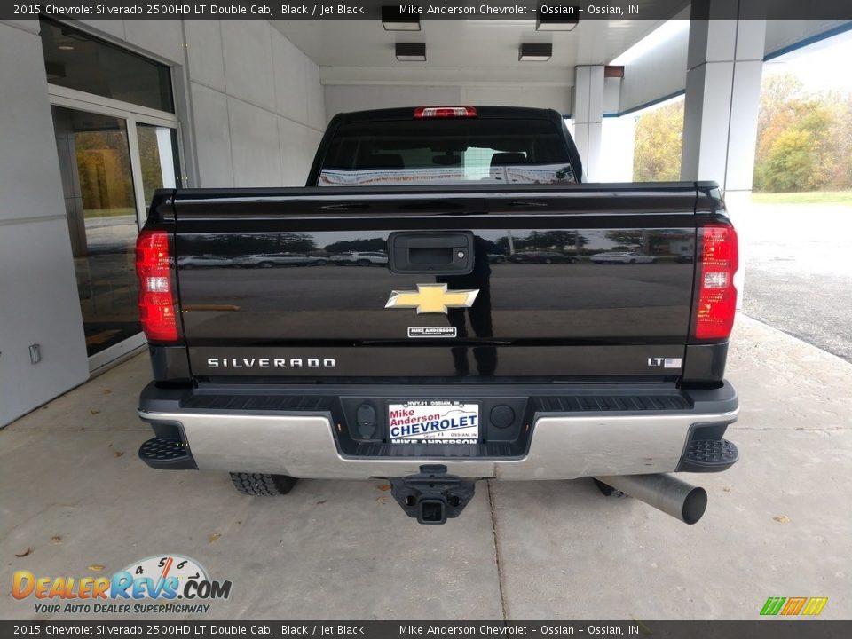 2015 Chevrolet Silverado 2500HD LT Double Cab Black / Jet Black Photo #5