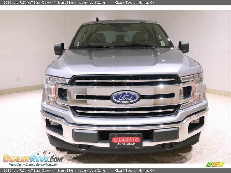 2020 Ford F150 XLT SuperCrew 4x4 Iconic Silver / Medium Light Camel Photo #2