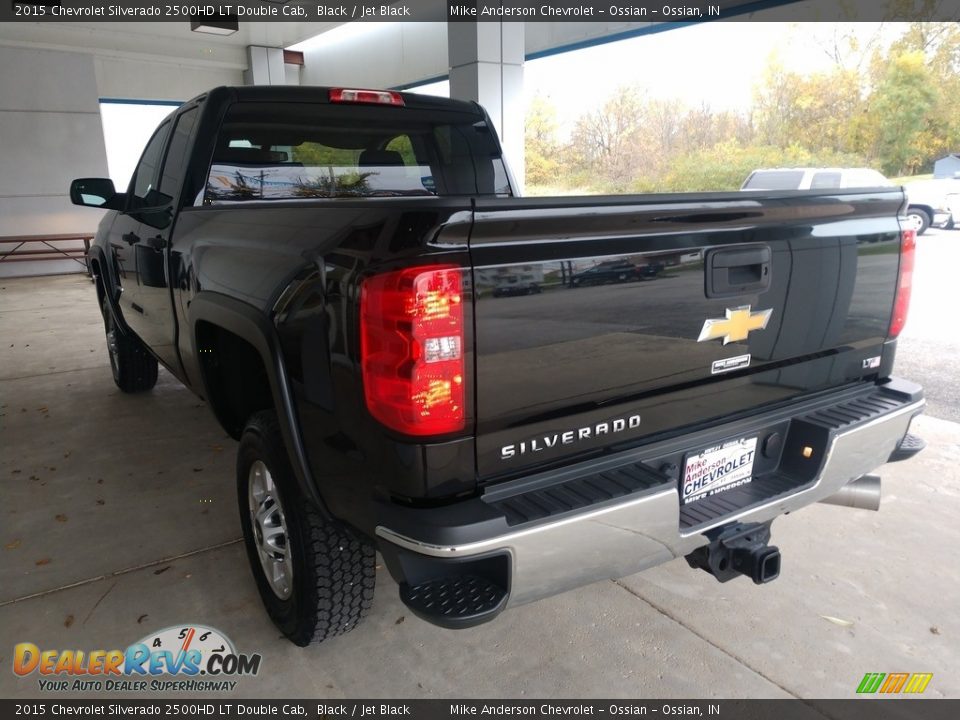 2015 Chevrolet Silverado 2500HD LT Double Cab Black / Jet Black Photo #7