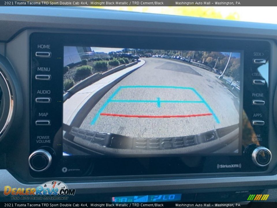 2021 Toyota Tacoma TRD Sport Double Cab 4x4 Midnight Black Metallic / TRD Cement/Black Photo #4