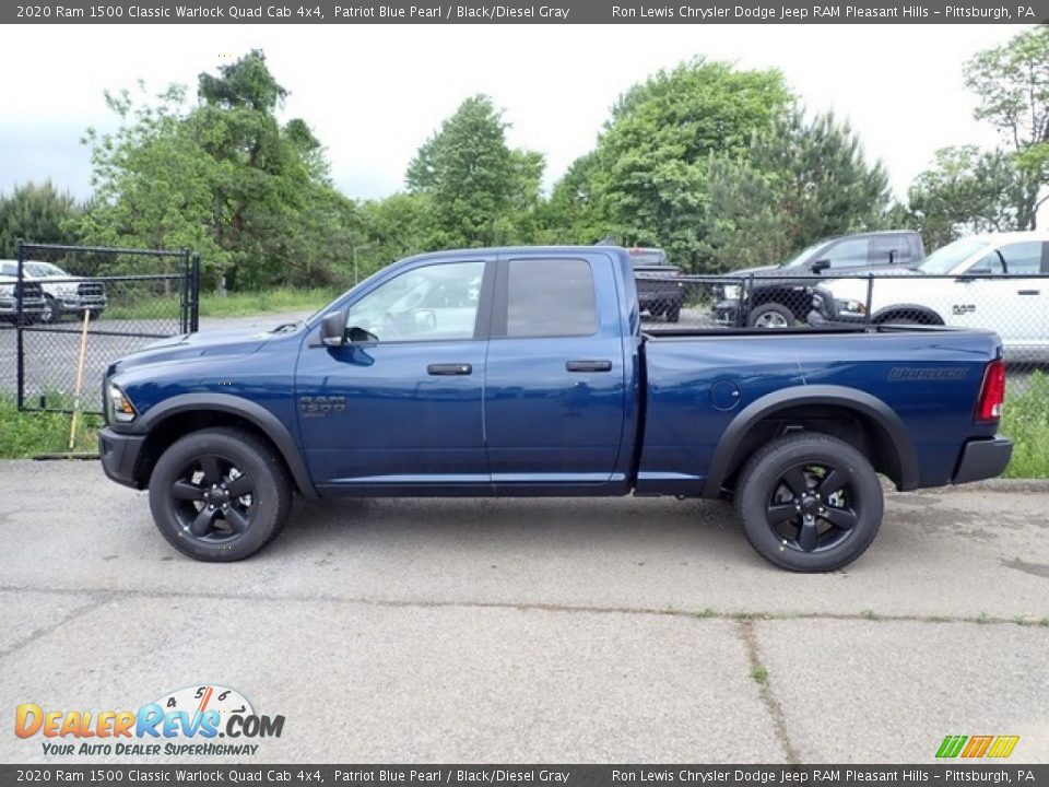 Patriot Blue Pearl 2020 Ram 1500 Classic Warlock Quad Cab 4x4 Photo #3