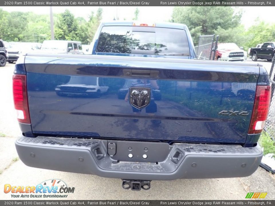2020 Ram 1500 Classic Warlock Quad Cab 4x4 Patriot Blue Pearl / Black/Diesel Gray Photo #5
