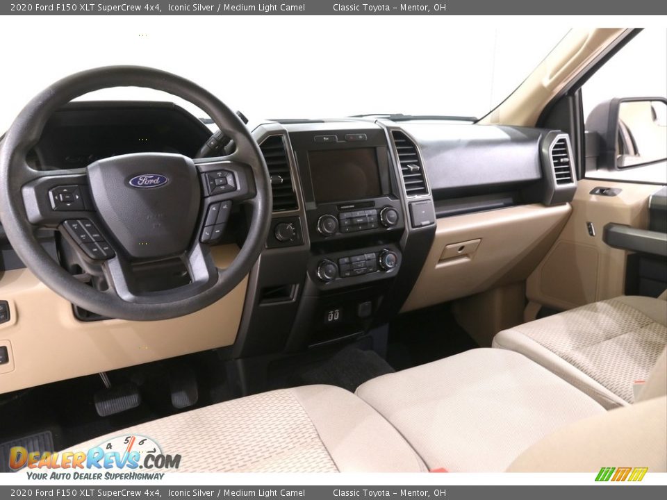 2020 Ford F150 XLT SuperCrew 4x4 Iconic Silver / Medium Light Camel Photo #10