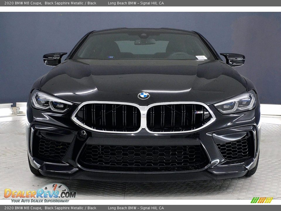 2020 BMW M8 Coupe Black Sapphire Metallic / Black Photo #2