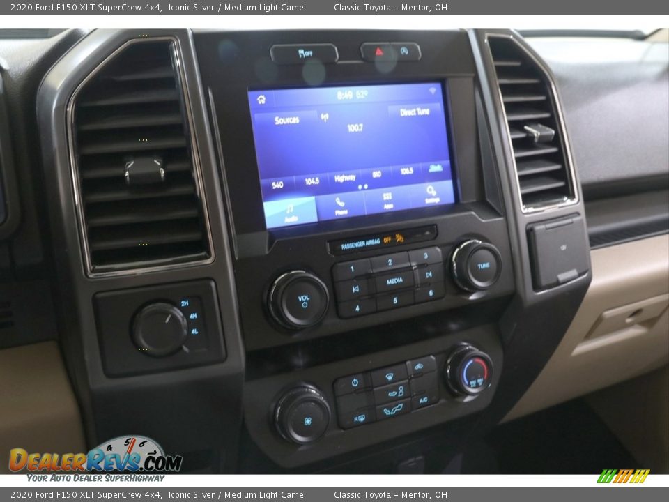2020 Ford F150 XLT SuperCrew 4x4 Iconic Silver / Medium Light Camel Photo #13