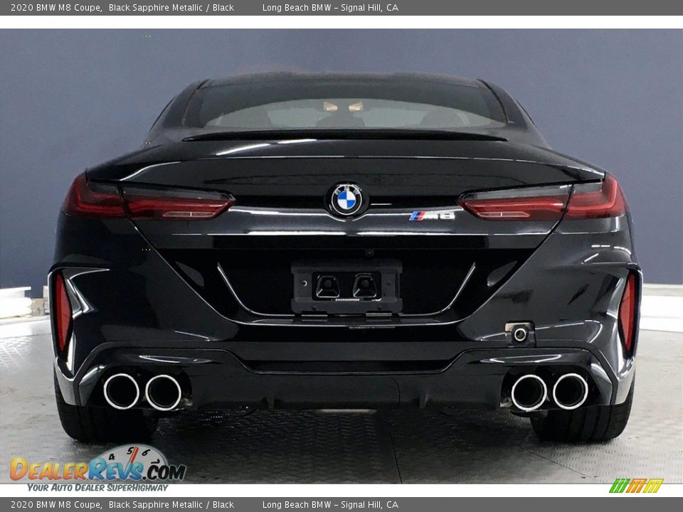 2020 BMW M8 Coupe Black Sapphire Metallic / Black Photo #4