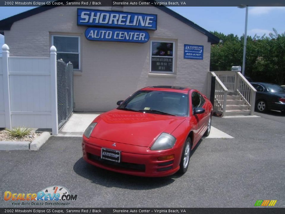2002 Mitsubishi Eclipse GS Coupe Saronno Red / Black Photo #1