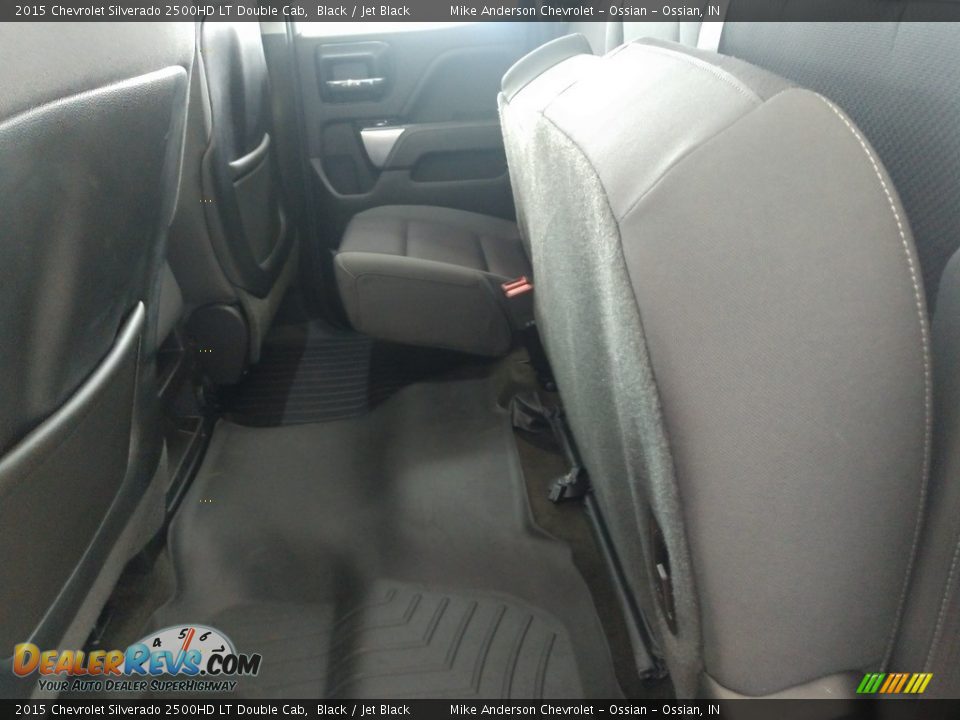 2015 Chevrolet Silverado 2500HD LT Double Cab Black / Jet Black Photo #20