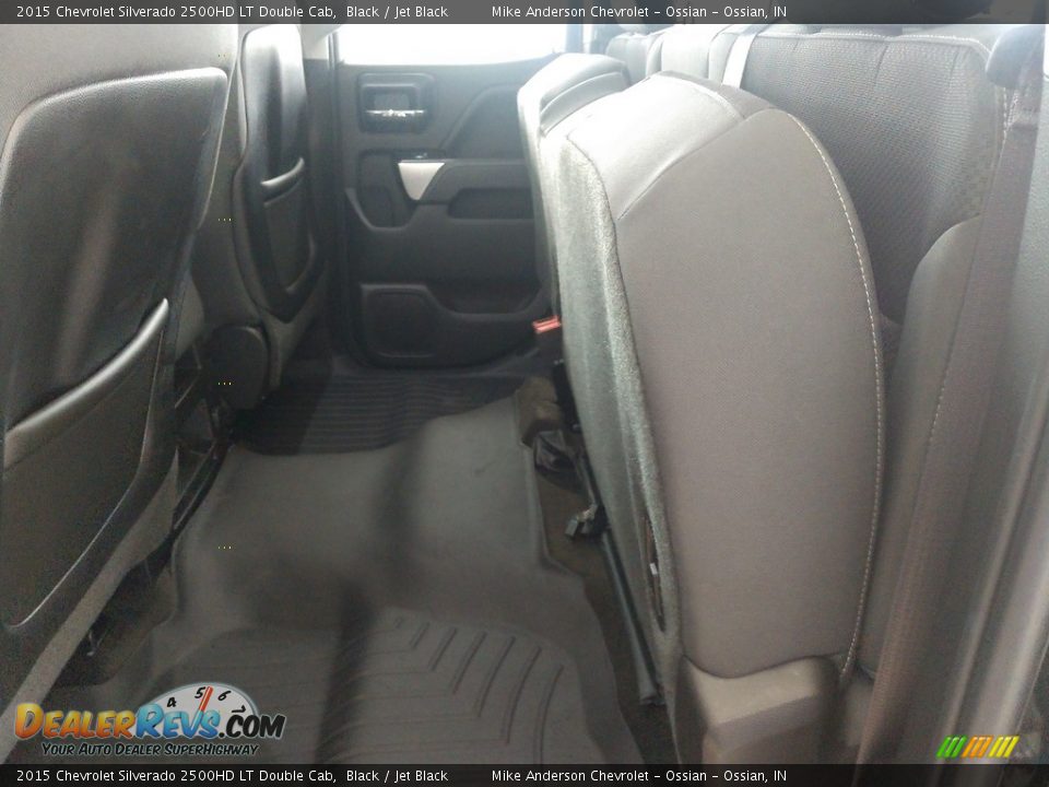 2015 Chevrolet Silverado 2500HD LT Double Cab Black / Jet Black Photo #21