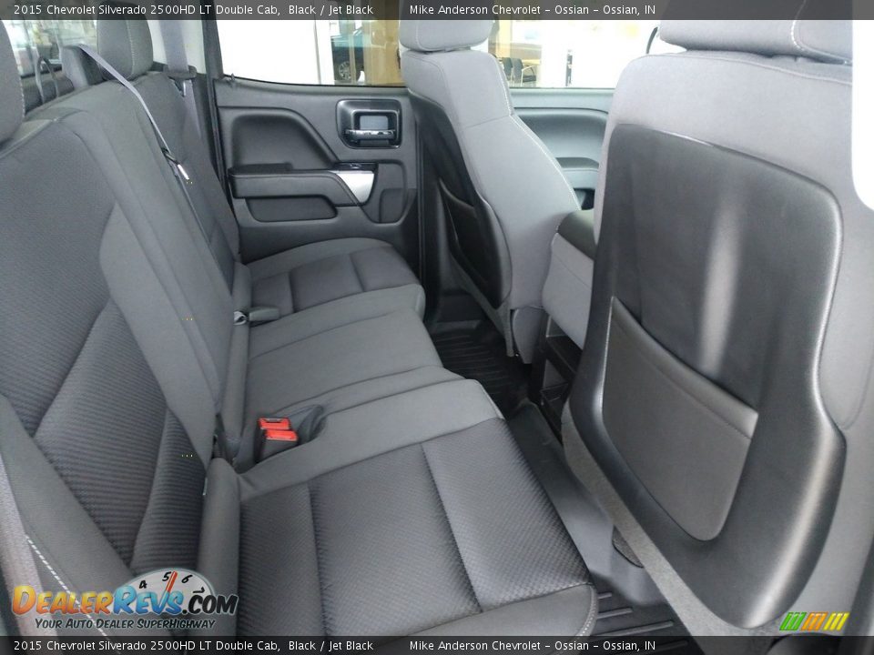 2015 Chevrolet Silverado 2500HD LT Double Cab Black / Jet Black Photo #23