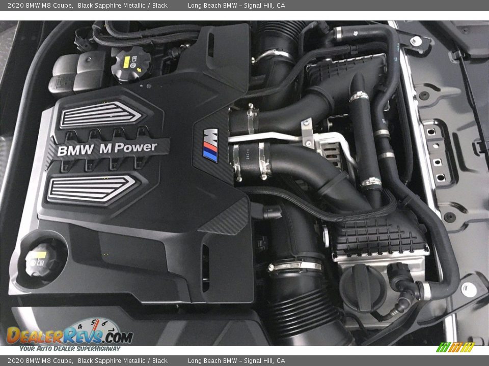 2020 BMW M8 Coupe 4.4 Liter M TwinPower Turbocharged DOHC 32-Valve VVT V8 Engine Photo #11