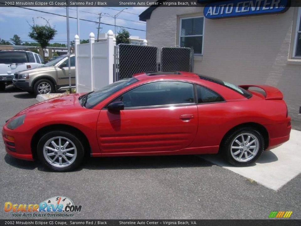 2002 Mitsubishi Eclipse GS Coupe Saronno Red / Black Photo #2