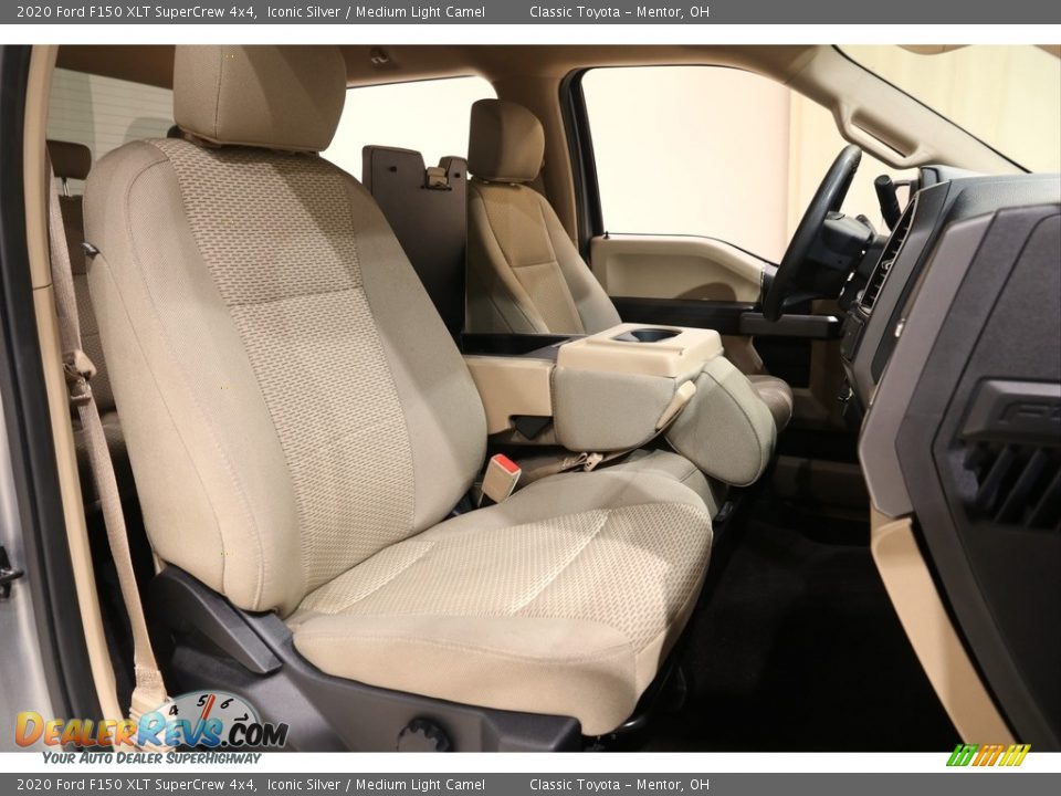 2020 Ford F150 XLT SuperCrew 4x4 Iconic Silver / Medium Light Camel Photo #23
