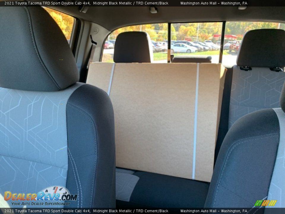 2021 Toyota Tacoma TRD Sport Double Cab 4x4 Midnight Black Metallic / TRD Cement/Black Photo #22