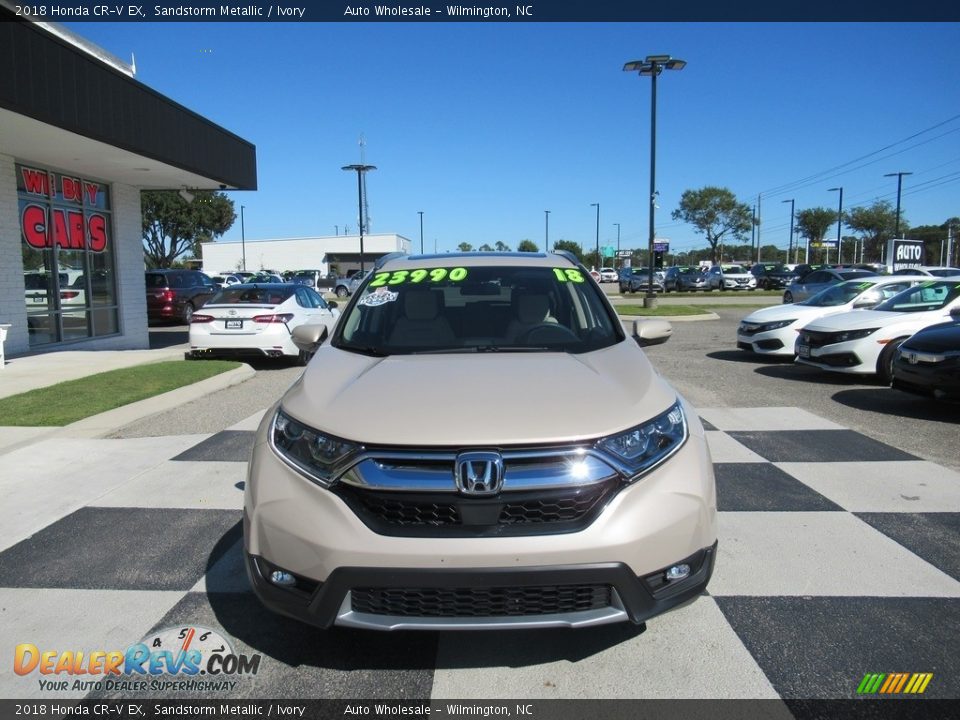 2018 Honda CR-V EX Sandstorm Metallic / Ivory Photo #2