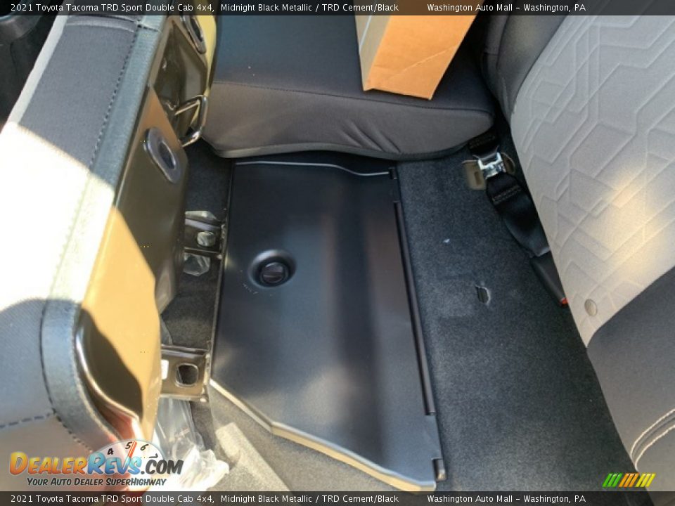 2021 Toyota Tacoma TRD Sport Double Cab 4x4 Midnight Black Metallic / TRD Cement/Black Photo #24