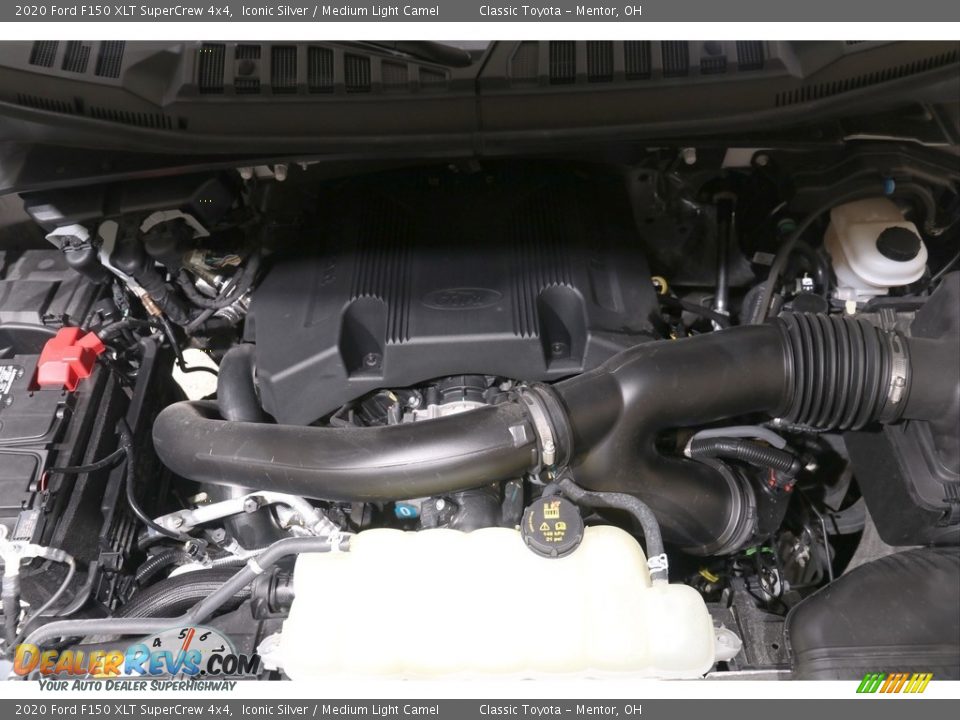 2020 Ford F150 XLT SuperCrew 4x4 Iconic Silver / Medium Light Camel Photo #27