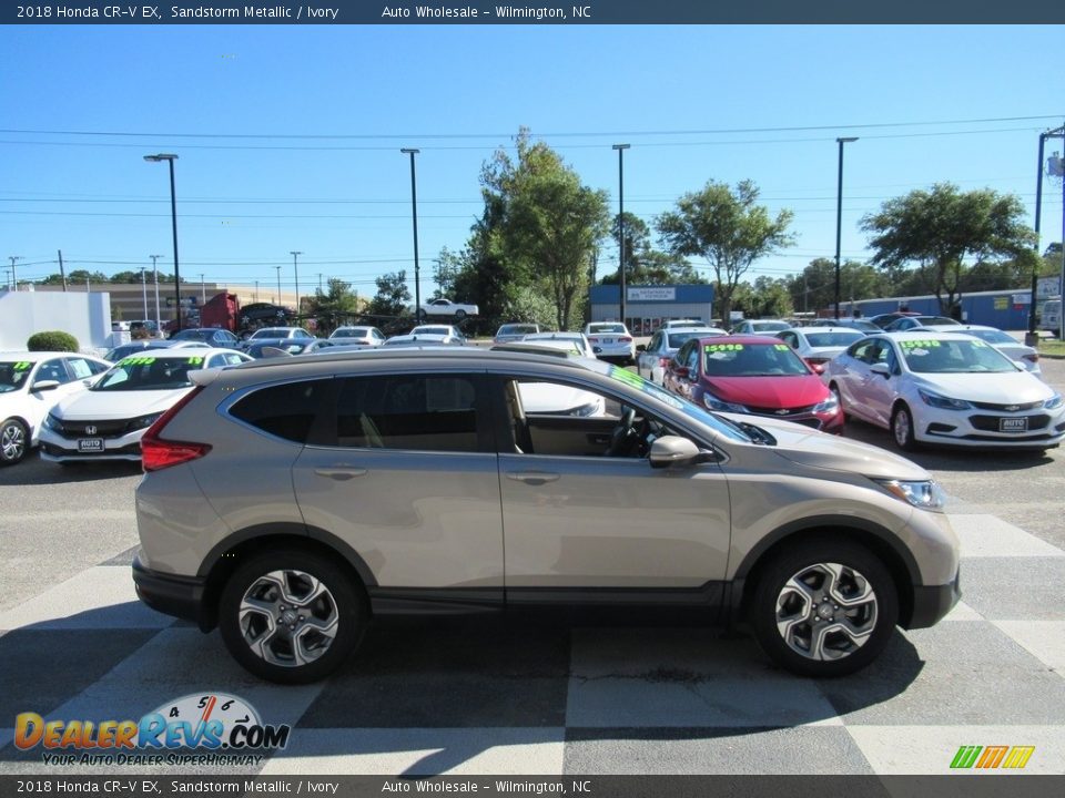 2018 Honda CR-V EX Sandstorm Metallic / Ivory Photo #3