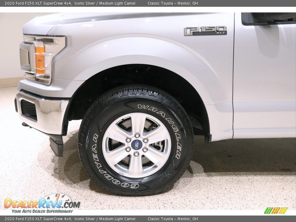 2020 Ford F150 XLT SuperCrew 4x4 Iconic Silver / Medium Light Camel Photo #28