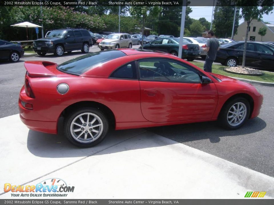 2002 Mitsubishi Eclipse GS Coupe Saronno Red / Black Photo #5