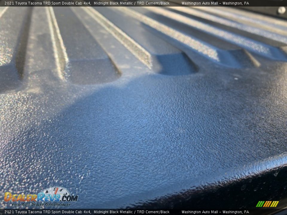 2021 Toyota Tacoma TRD Sport Double Cab 4x4 Midnight Black Metallic / TRD Cement/Black Photo #28