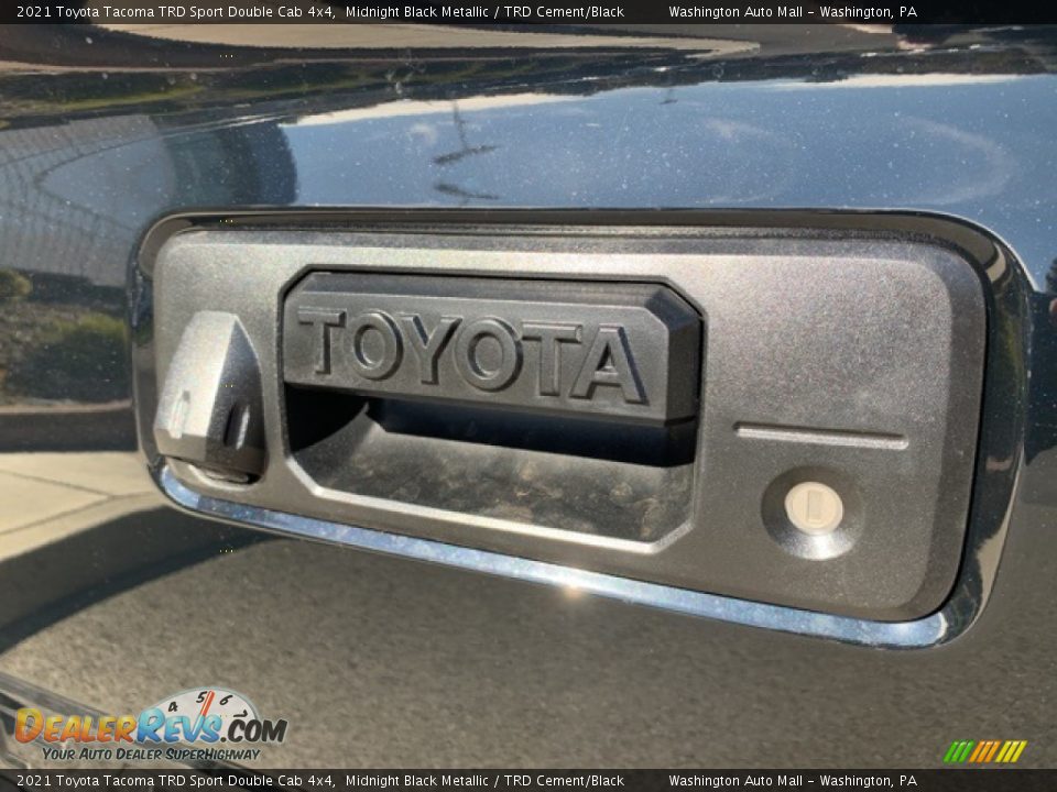 2021 Toyota Tacoma TRD Sport Double Cab 4x4 Midnight Black Metallic / TRD Cement/Black Photo #29