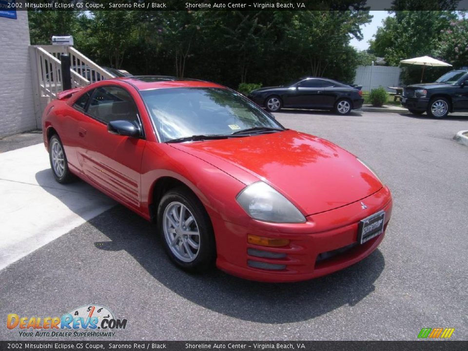 2002 Mitsubishi Eclipse GS Coupe Saronno Red / Black Photo #6