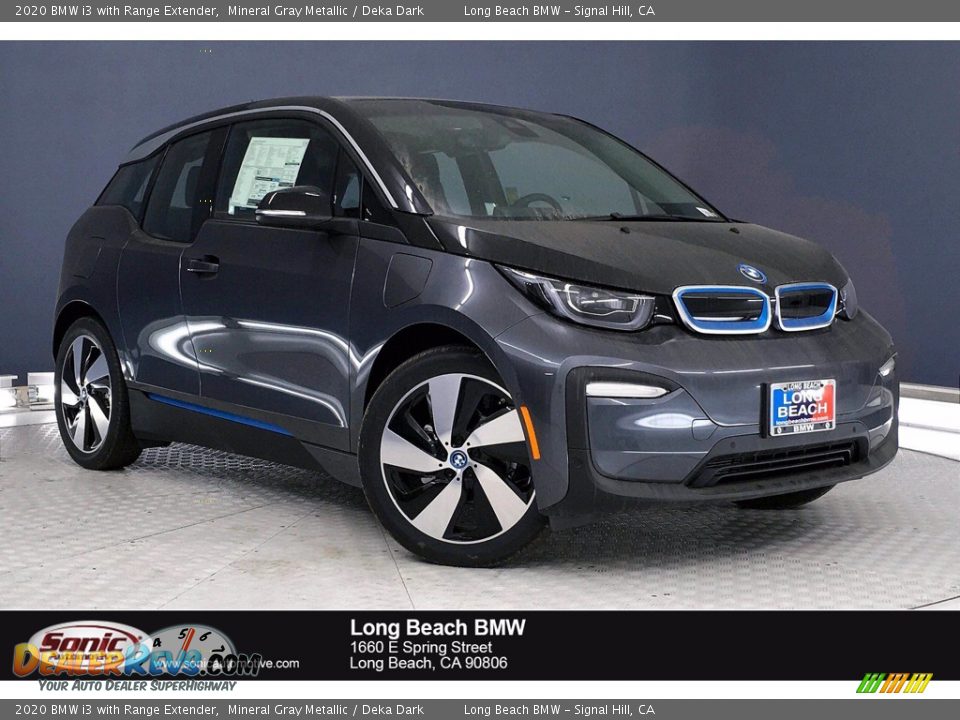 2020 BMW i3 with Range Extender Mineral Gray Metallic / Deka Dark Photo #1