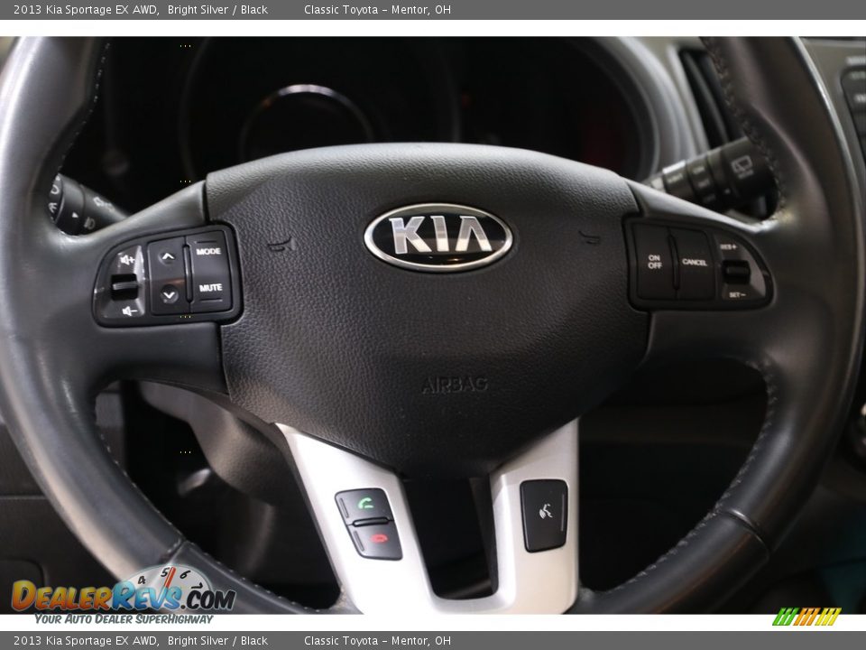 2013 Kia Sportage EX AWD Bright Silver / Black Photo #7