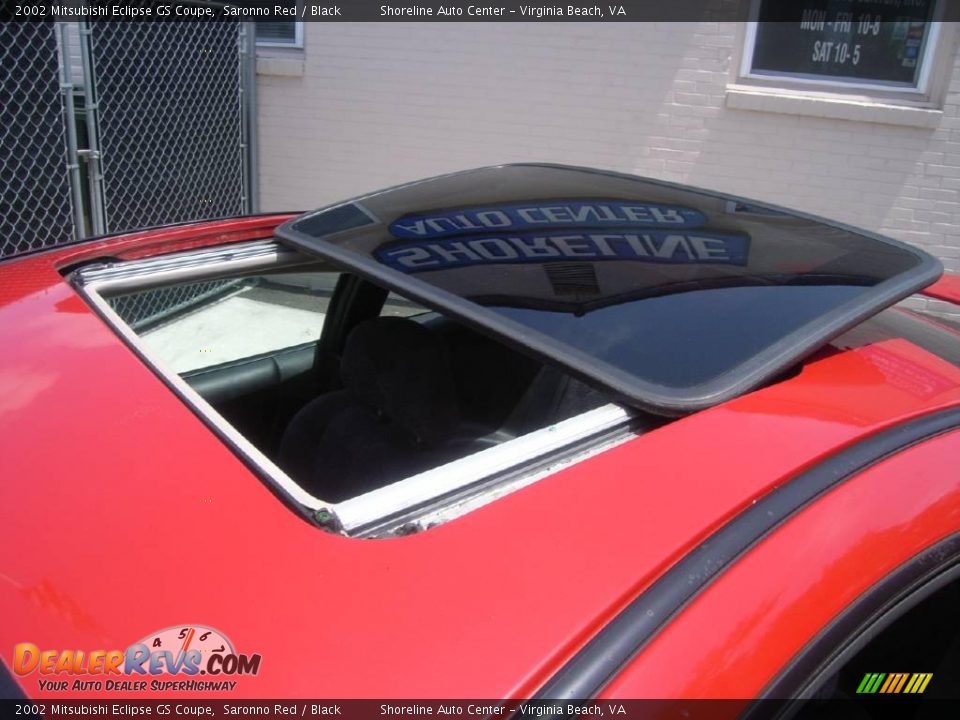 2002 Mitsubishi Eclipse GS Coupe Saronno Red / Black Photo #9