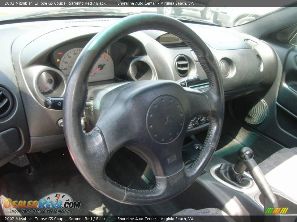 2002 Mitsubishi Eclipse GS Coupe Saronno Red / Black Photo #10