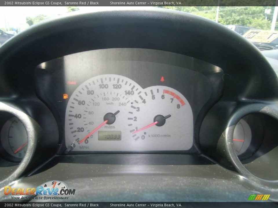 2002 Mitsubishi Eclipse GS Coupe Saronno Red / Black Photo #12