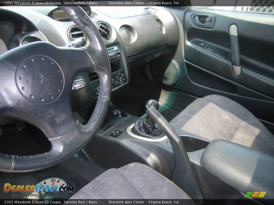 2002 Mitsubishi Eclipse GS Coupe Saronno Red / Black Photo #13