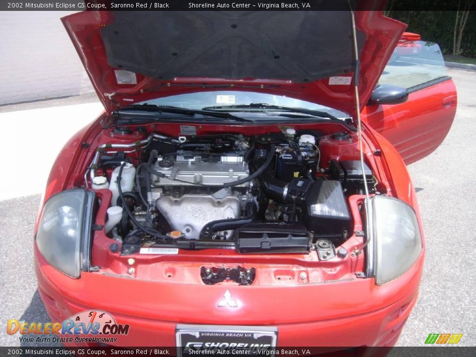 2002 Mitsubishi Eclipse GS Coupe Saronno Red / Black Photo #14